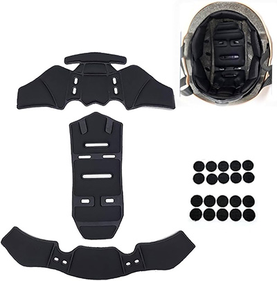 Motorcycle helmet visor and cheek pads replacement